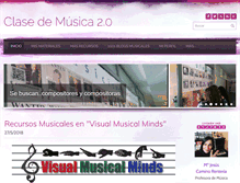Tablet Screenshot of mariajesusmusica.com